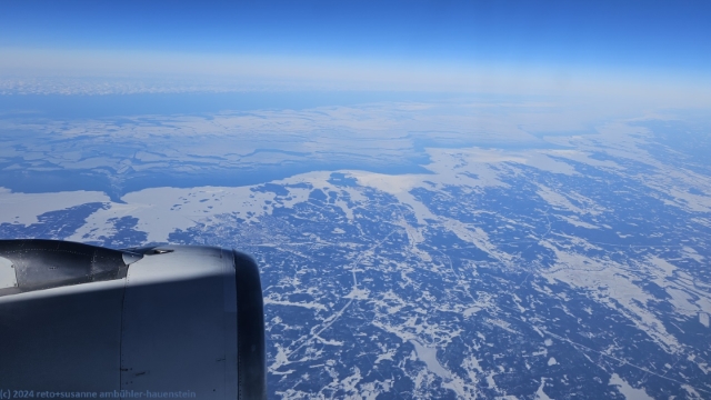 wunderbare finnische winterlandschaft zwischen oulu und kuusamo