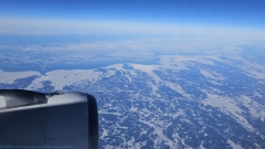 wunderbare finnische winterlandschaft zwischen oulu und kuusamo