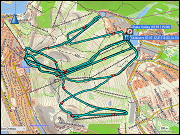 karte und hoehenprofil skifahren in ruka