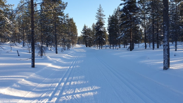loipe am fuss des pieranvaara bei saariselkae