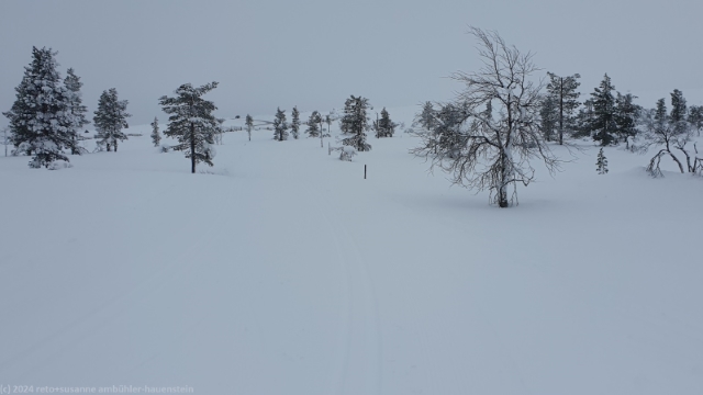 aufstieg zum kaunispaeae bei saariselkae