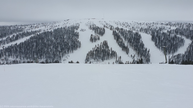 skipisten am kaunispaeae bei saariselkae