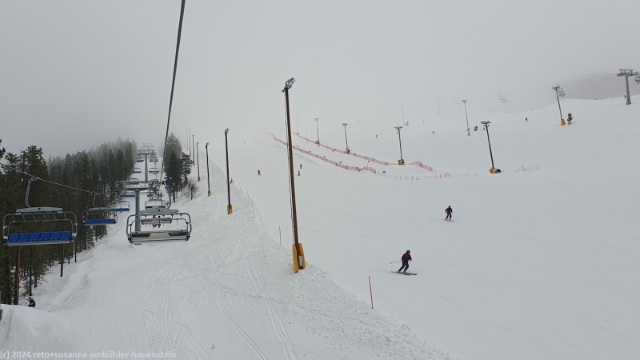 fahrt mit dem glacier express bei levi