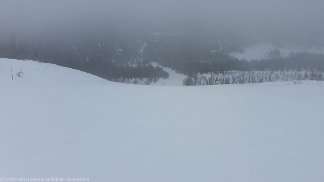 bessere sichtverhaeltnisse ab der mitte der skipiste 5.3 bei levi