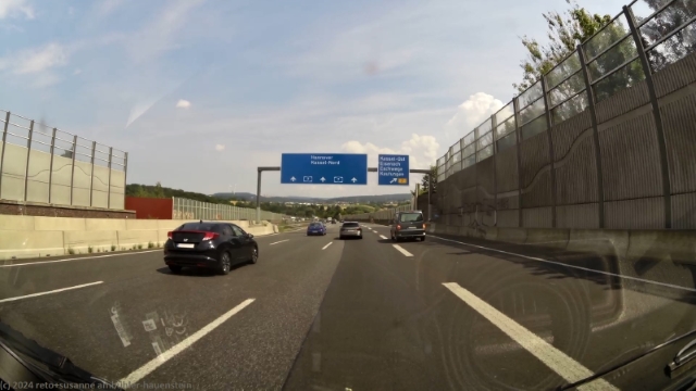 ausfahrt kassel-ost im verlauf der A7