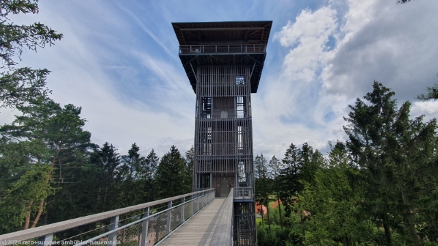 turm des baumwipfelpfades bei hanstedt