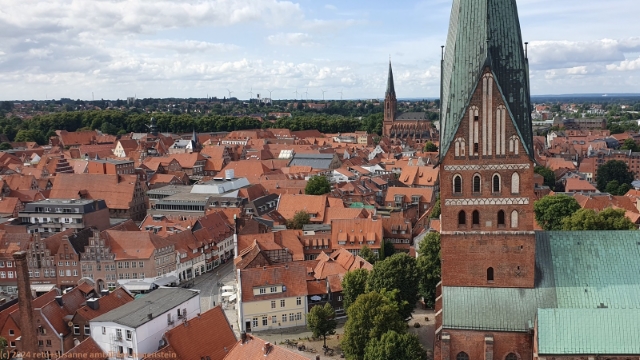 aussicht vom wasserturm in lueneburg