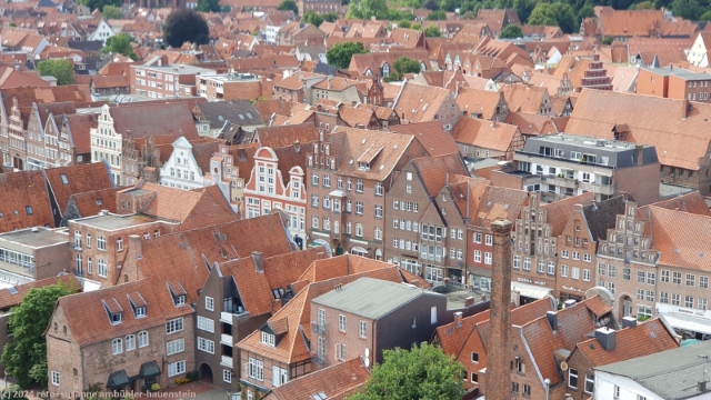 aussicht vom wasserturm in lueneburg