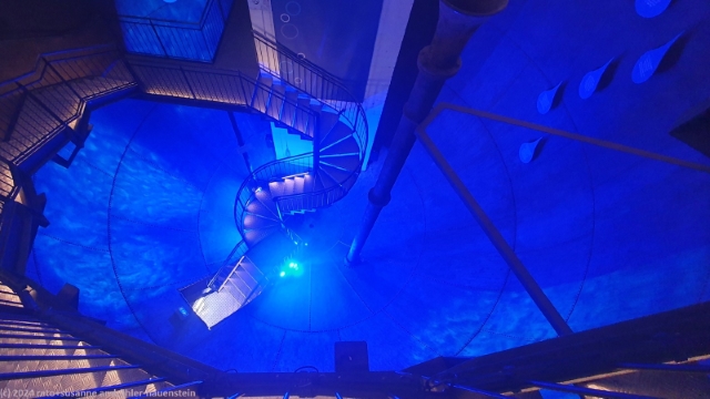 wassertank im wasserturm von lueneburg