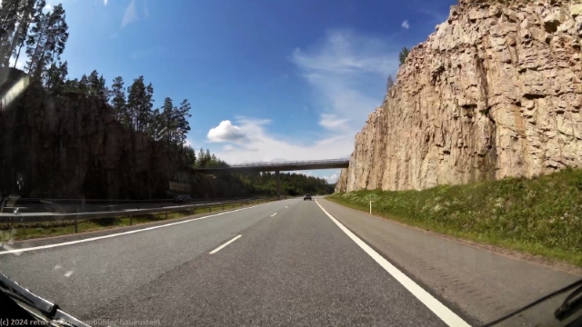 A1 durch einschnitt oestlich von kruusila