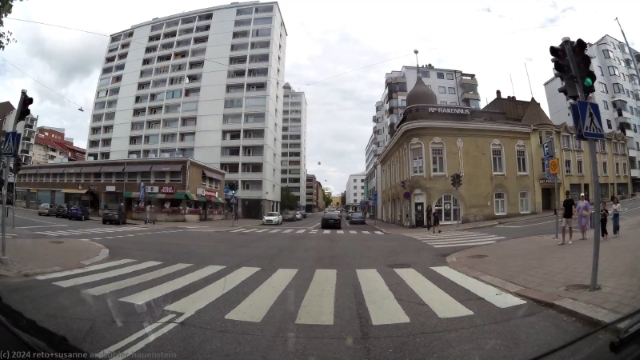fahrt ins zentrum von turku