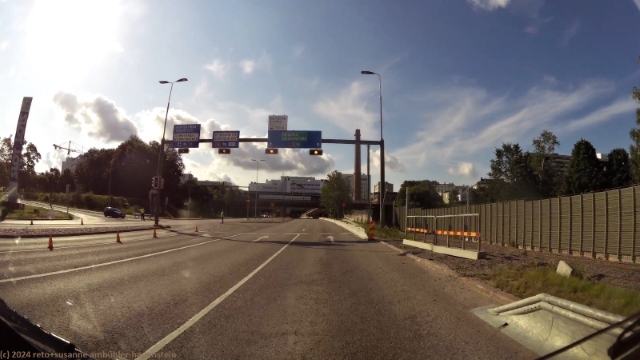 ausgeschaltete ampeln im verlauf der hauptstrasse durch turku