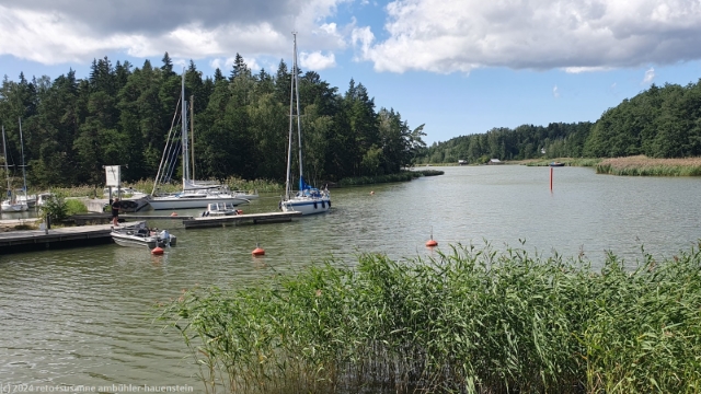 kleinboothafen im sattmarkssundet