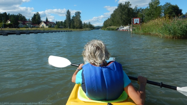 im kajak durch den kyrksundet in pargas