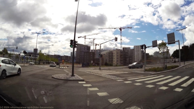 riesige baustelle bei der kreuzung veturitie/radioportti in pasila