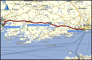 karte und hoehenprofil der fahrt vom solliden camping bei parainen zum autoverlad pasila bei helsinki sowie karte der fahrt mit dem autozug von pasila nach oulu