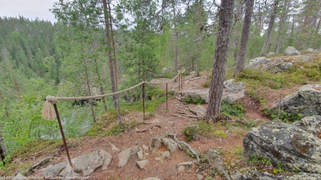 aussichtspunkt auf der ostseite des julma-oelkky im hossa nationalpark