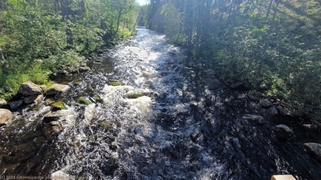 verbindung zwischen dem hakokosket und dem syvae-hoilua im verlauf des hakokosken hujau im hossa nationalpark