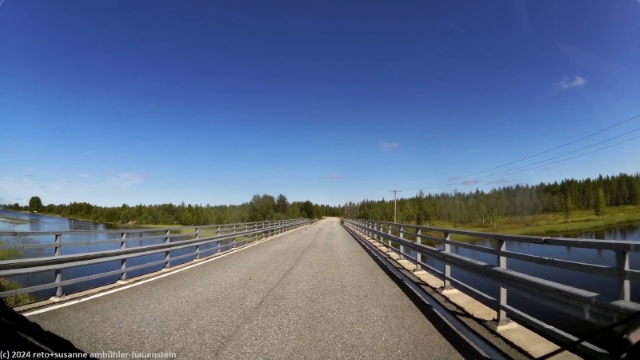 bruecke ueber den keronsalmi im verlauf der strasse 843