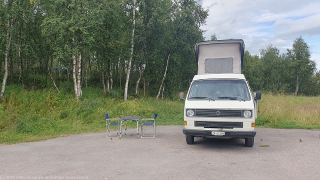 unser jogi auf dem camping ripan in kiruna
