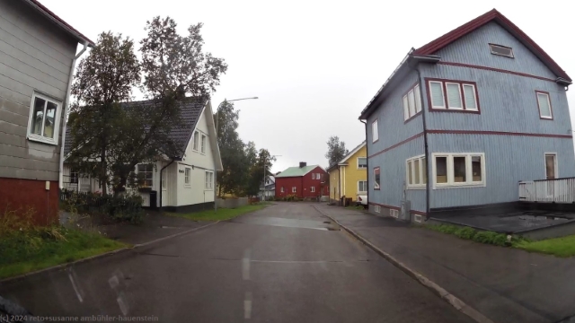 matojaervigatan im alten stadtteil von kiruna