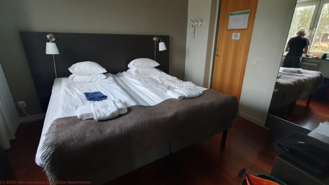 schoenes und komfortables doppelzimmer in der abisko fjaellstation