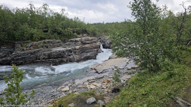 kungsleden entlang des abiskojakka