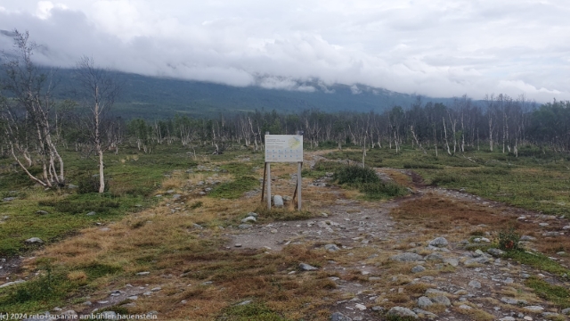 kungsleden bei der grenze zum abisko nationalpark