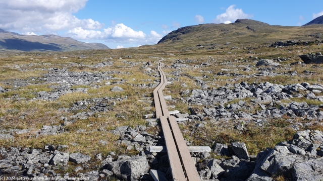 wandersteg durch das alisvaggi im verlauf des kungsleden