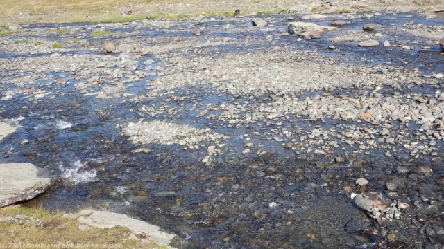 durchquerung des sielmmanjira im verlauf des kungsleden