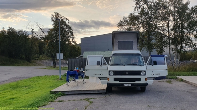 unser jogi auf dem camp ripan in kiruna