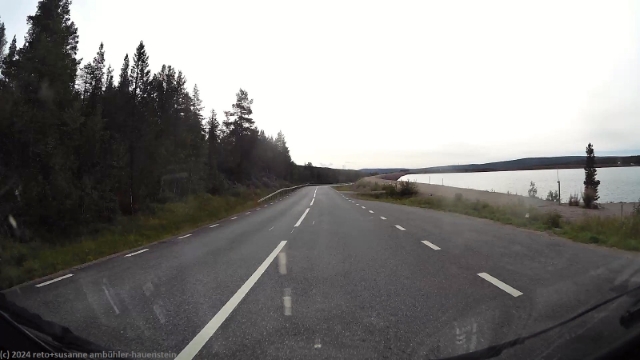 E45 entlang des stora luleaelven