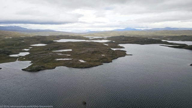 blick aus dem helikopter auf den faestajaure