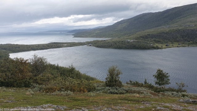 blick vom padjelantaleden auf den luoppal und den virihaure