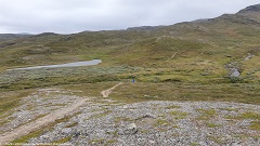 aufstieg richtung duottar im verlauf des padjelanta