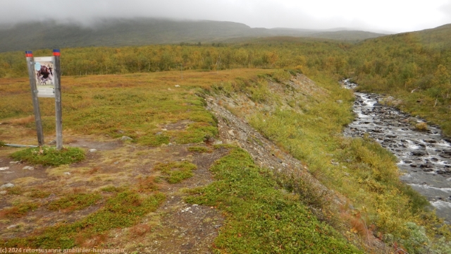 parkgrenze des padjelanta nationalparks