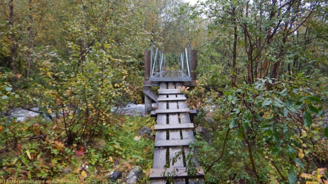 bruecke ueber einen zufluss des tarraaetno im verlauf des padjelantaleden