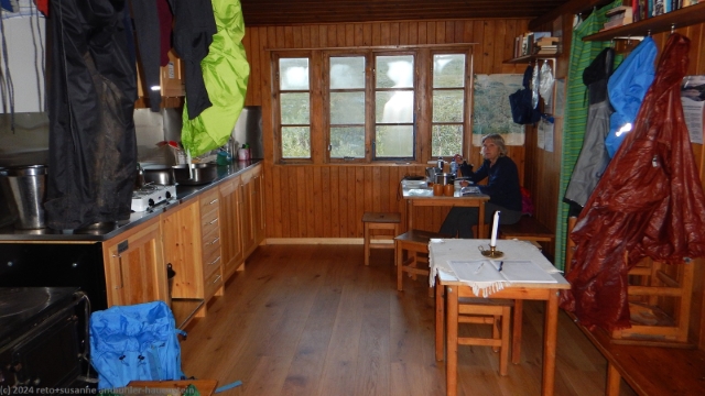 aufenthaltsraum in der njunjes fjaellstuga