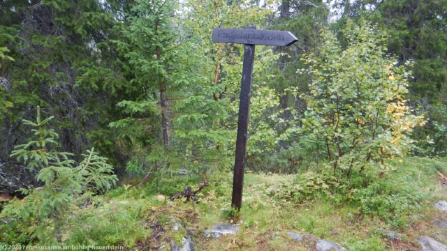 wegweiser entlang des padjelantaleden