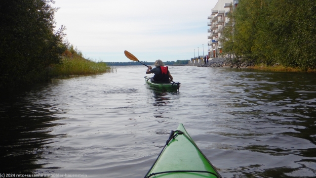 mit dem kajak richtung soedra hamn lulea