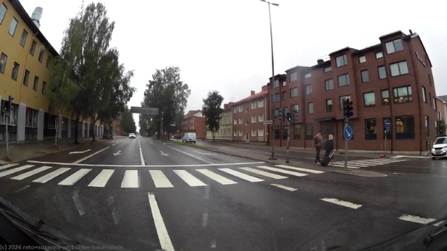 vaestra esplanaden im zentrum von umea