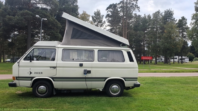 die vasaloppssparet fuehrt direkt an unserem jogi auf dem mora first camp vorbei