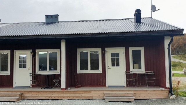 unsere huette beim strandgarden bei fjaellnaes