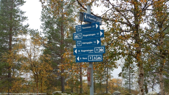 wegweiser bei der skedbrostugan