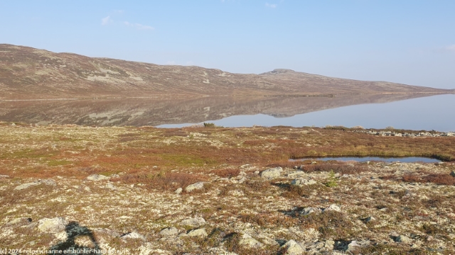blick vom suedlichen kungsleden auf den slagusjoen