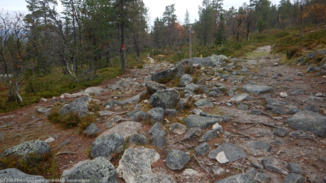 typische wanderwege rund um groevelsjoen