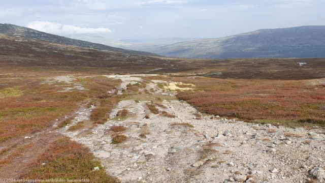 wanderweg am fuss des salsfjellet