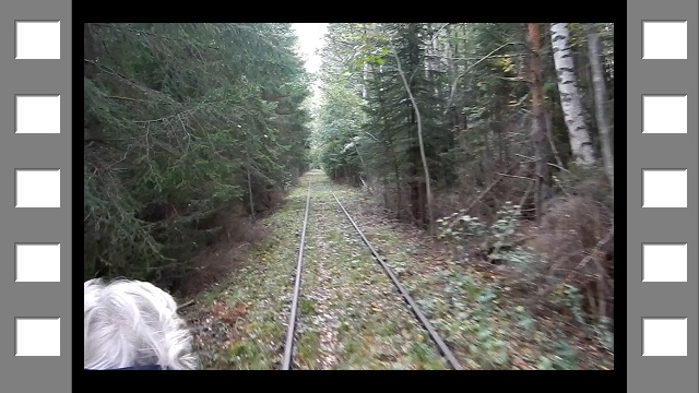 unterwegs auf der tandemdraisine zwischen vansbor und brintbodarna (film)