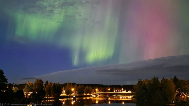 polarlichter ueber vansbro
