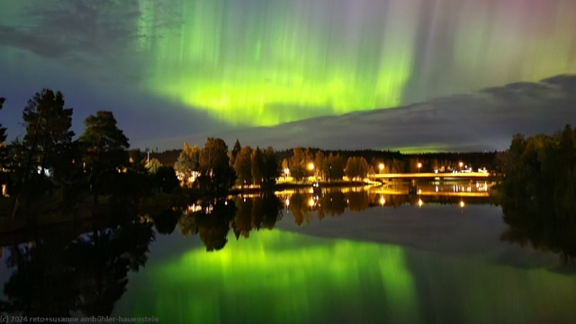 polarlichter ueber vansbro